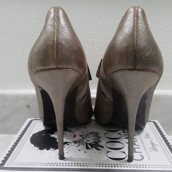 🎉Elizabeth and James Metallic Stiletto Booties - Picture 5 of 8